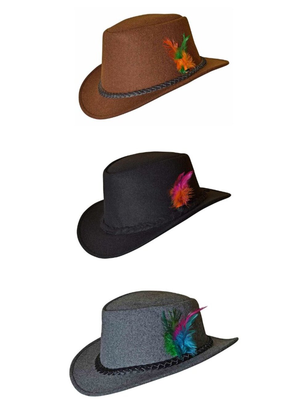 Men's Traditional Bavarian Hat  German Oktoberfest Hat